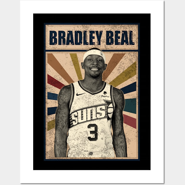 Phoenix Suns Bradley Beal Wall Art by RobinaultCoils